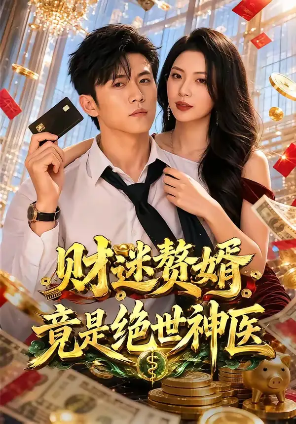 《财迷赘婿竟是绝世神医(75集)姜菲烟&方晨楦(夸克网盘)》短剧封面