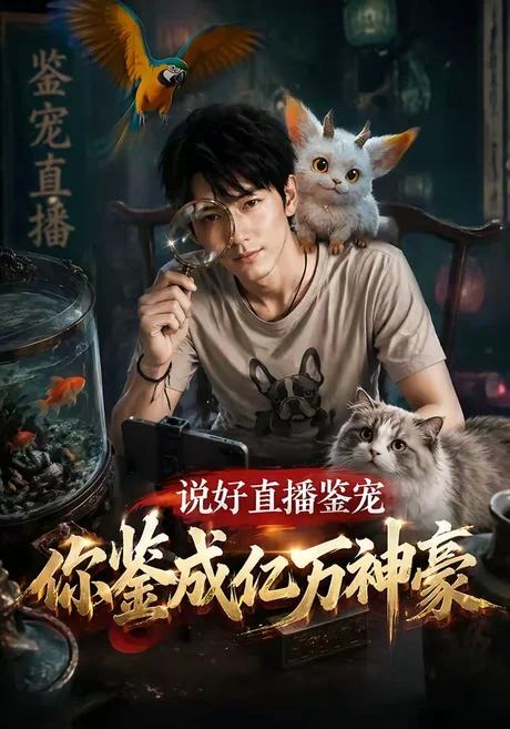 《说好直播鉴宠，你鉴成亿万神豪（62集）（夸克网盘）》短剧封面
