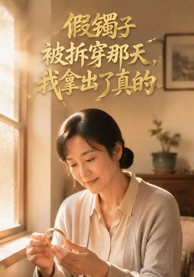 《假镯子被拆穿那天，我拿出了真的（56集）AI短剧（夸克网盘）》短剧封面