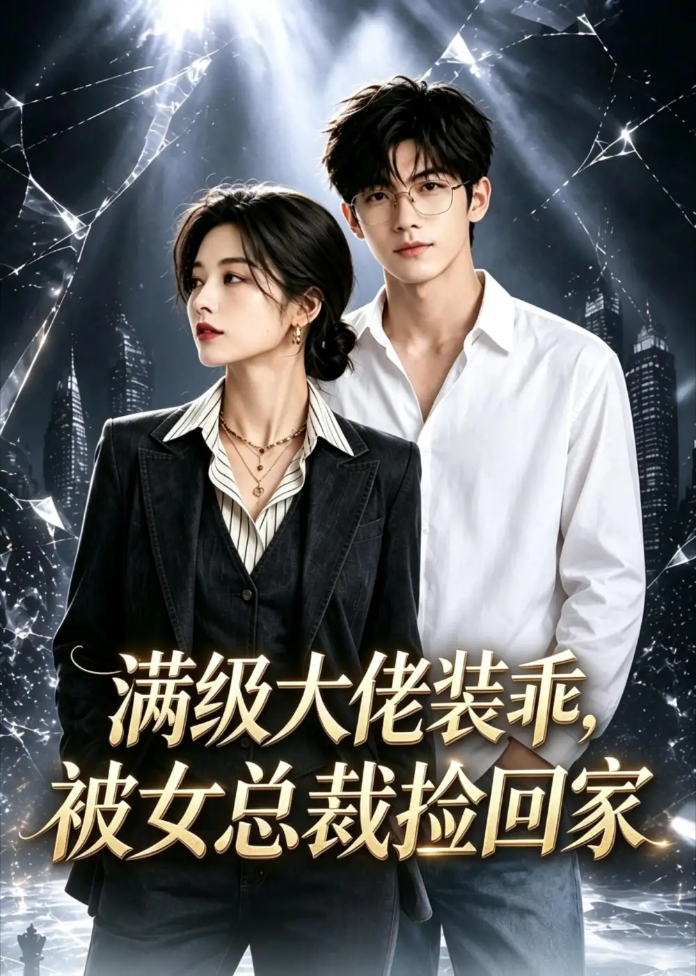 《满级大佬装乖，被女总裁捡回家（40集）AI短剧 (2026)》短剧封面
