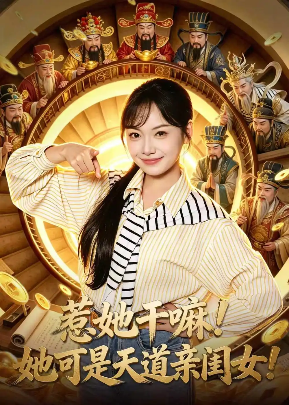 《惹她干嘛！她可是天道亲闺女！（81集）张丁蕊＆黄小再》短剧封面