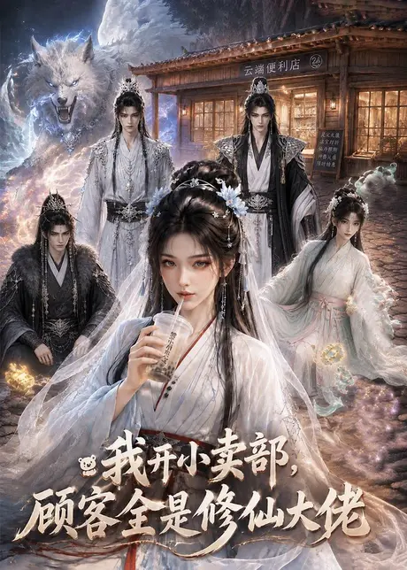 《我开小卖部，顾客全是修仙大佬（49集）（百度网盘）》短剧封面