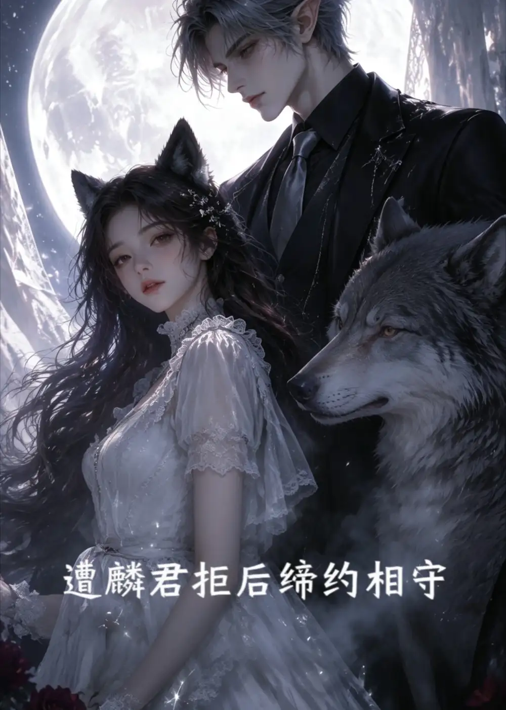《遭麟君拒后缔约相守（21集）AI短剧 (2026)》短剧封面