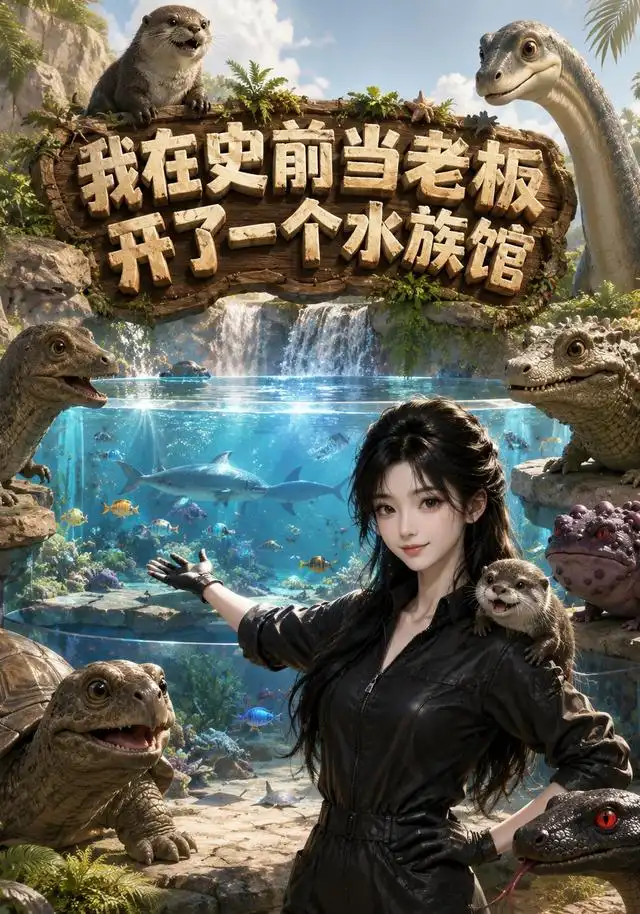 《我在史前当老板，开了一个水族馆（68集）（夸克网盘）》短剧封面