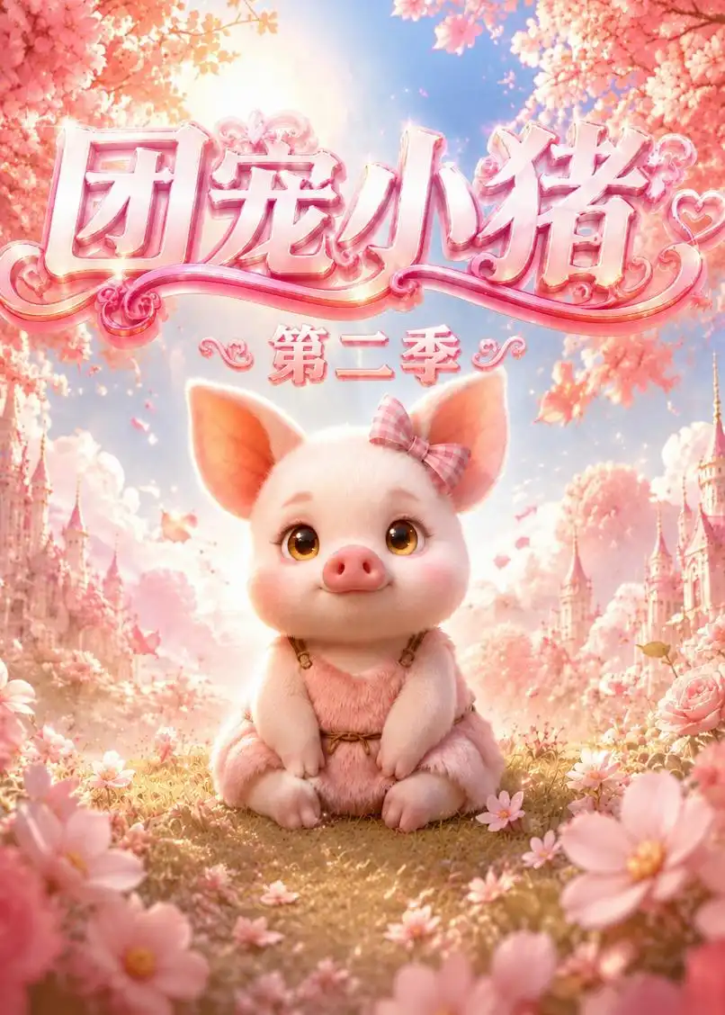 《团宠小猪第二季(62集)AI短剧 (2026)》短剧封面