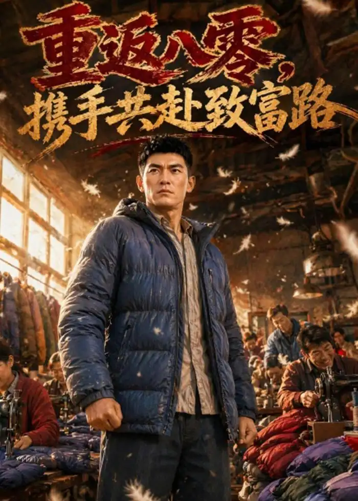 《重返八零，携手共赴致富路（54集）AI短剧（夸克网盘）》短剧封面