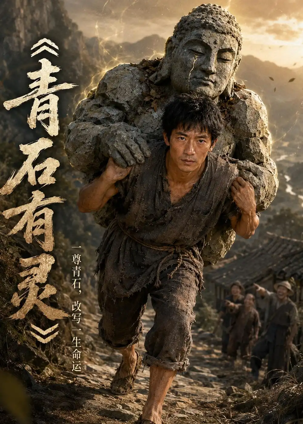 《青石有灵（48集）AI短剧（夸克网盘）》短剧封面