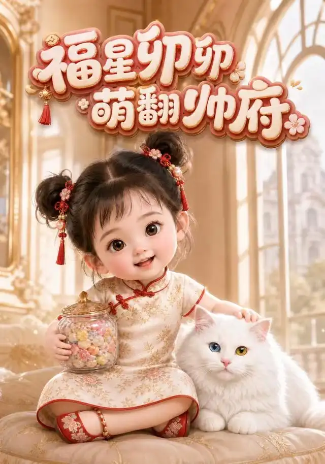 《福宝卯卯,萌翻帅府(64集)(夸克网盘)》短剧封面
