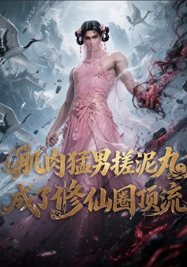《肌肉猛男搓泥丸成了修仙圈顶流（40集）（夸克网盘）》短剧封面