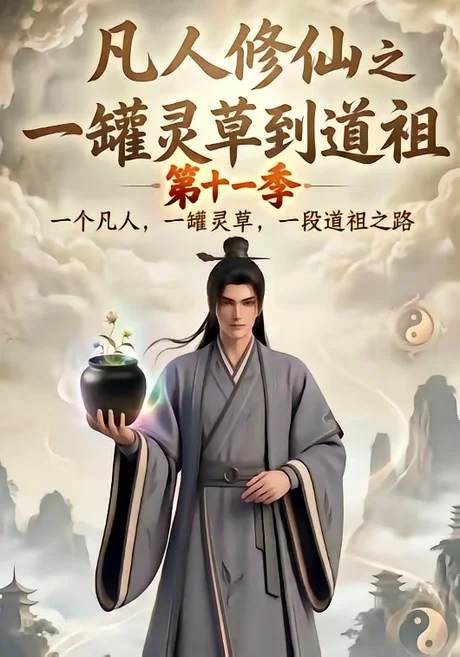 《凡人修仙之一罐灵草到道祖第十一季(207集)(夸克网盘)》短剧封面
