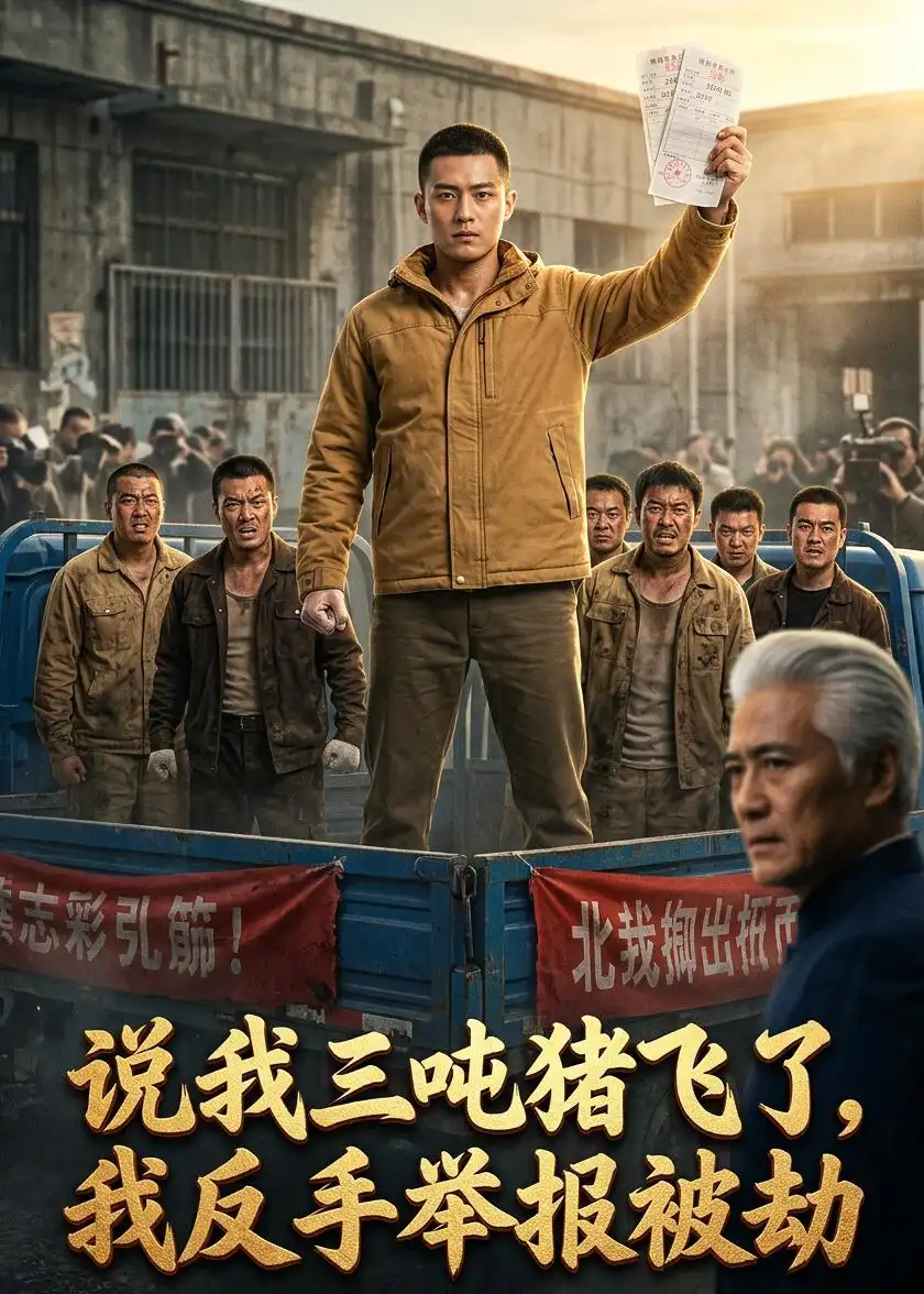 《说我三吨猪飞了，我反手举报被劫（41集）Ai短剧（夸克网盘）》短剧封面
