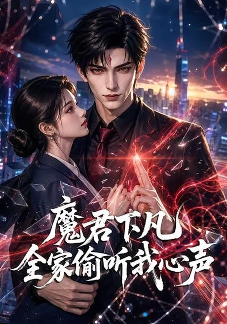 《魔君下凡全家偷听我心声（40集）（夸克网盘）》短剧封面