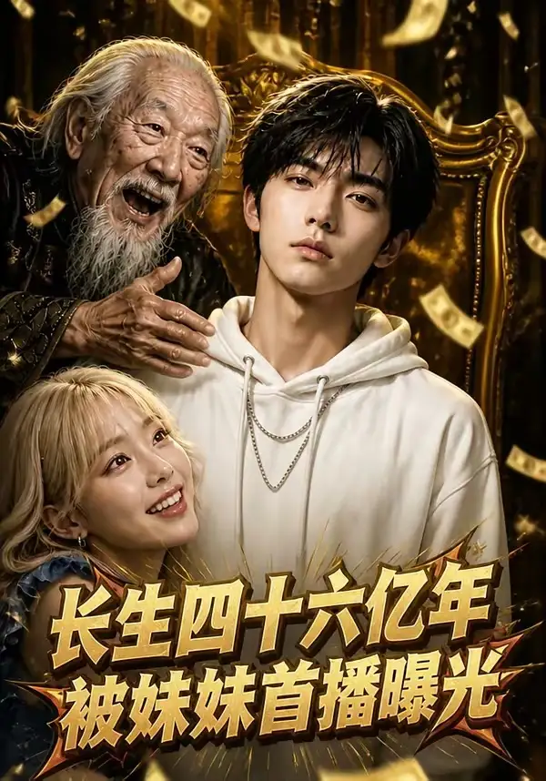 《长生四十六亿年，被妹妹首播曝光（80集）》短剧封面