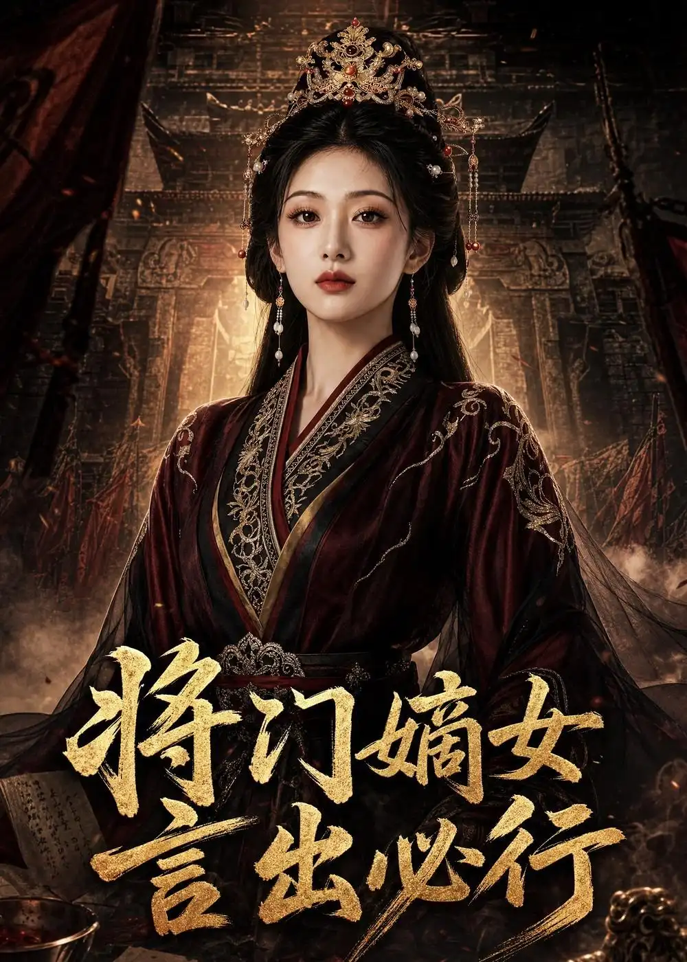 《将门嫡女：言出必行（58集）（夸克网盘）》短剧封面