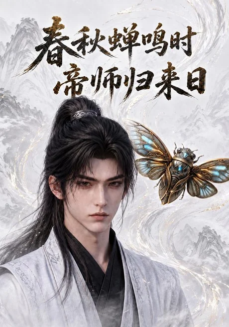 《春秋蝉鸣时，帝师归来日（75集）AI短剧（夸克网盘）》短剧封面