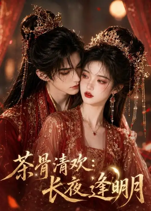 《茶骨清欢：长夜逢明月（54集）AI短剧 (2026)》短剧封面