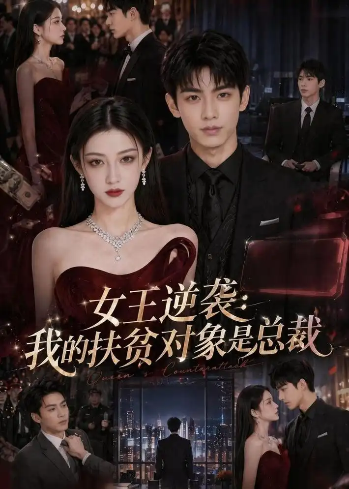 《女王逆袭：我的扶贫对象是总裁（72集）（夸克网盘）》短剧封面