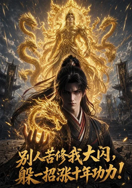 《别人苦修我大闪,躲一招涨十年功力!(61集)动漫(百度网盘)》短剧封面