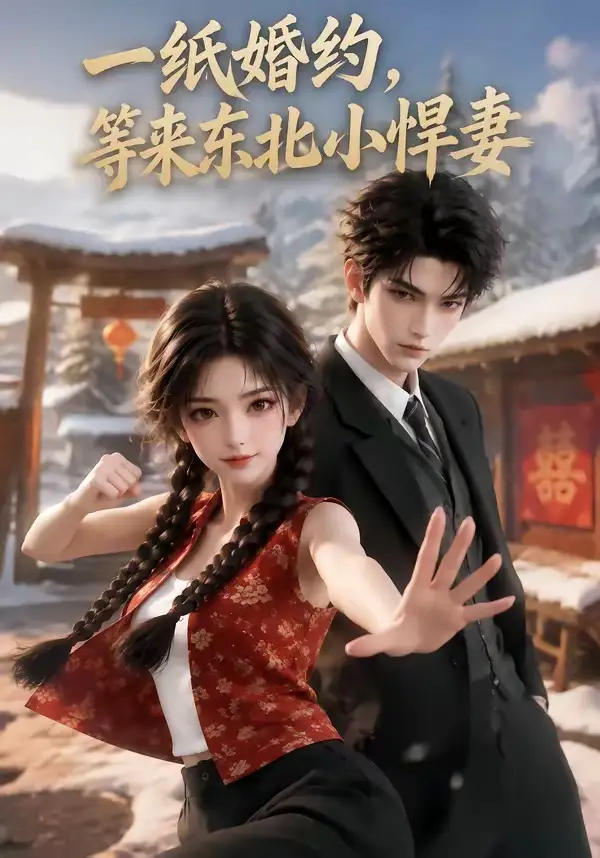 《一纸婚约，等来东北小悍妻（75集）（夸克网盘）》短剧封面