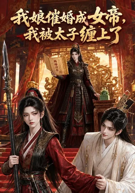 《我娘催婚成女帝，我被太子缠上了（118集）（百度网盘）》短剧封面