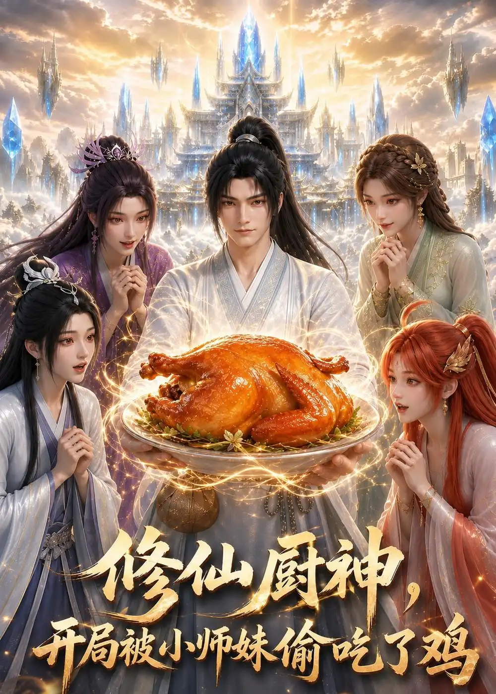 《修仙厨神，开局被小师妹偷吃了鸡（81集）（夸克网盘）》短剧封面