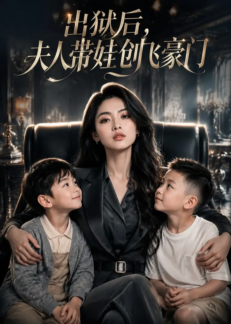 《出狱后,夫人带娃创飞豪门(75集)AI短剧 (2026)》短剧封面