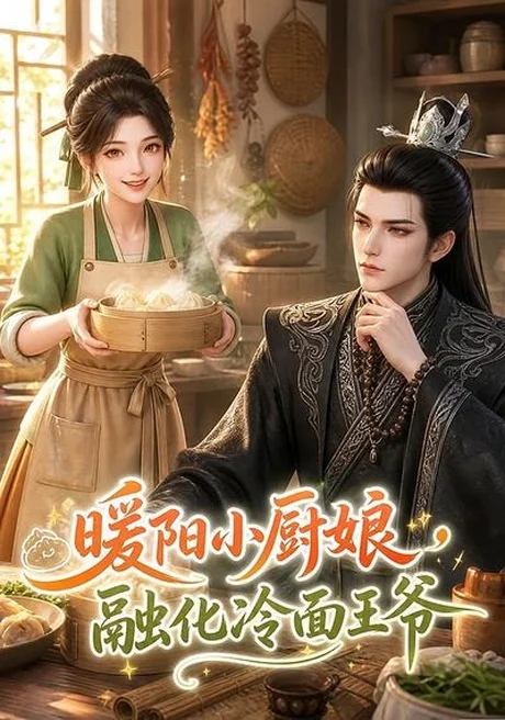 《暖阳小厨娘，融化冷面王爷（200集）（夸克网盘）》短剧封面