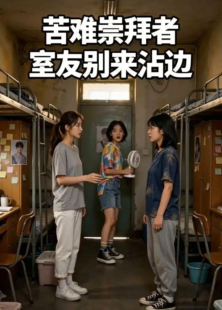 《苦难崇拜者室友别来沾边(28集)AI短剧(夸克网盘)》短剧封面