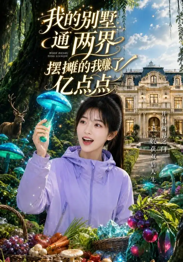 《我的别墅通两界，摆摊的我赚了亿点点（101集）（夸克网盘）》短剧封面
