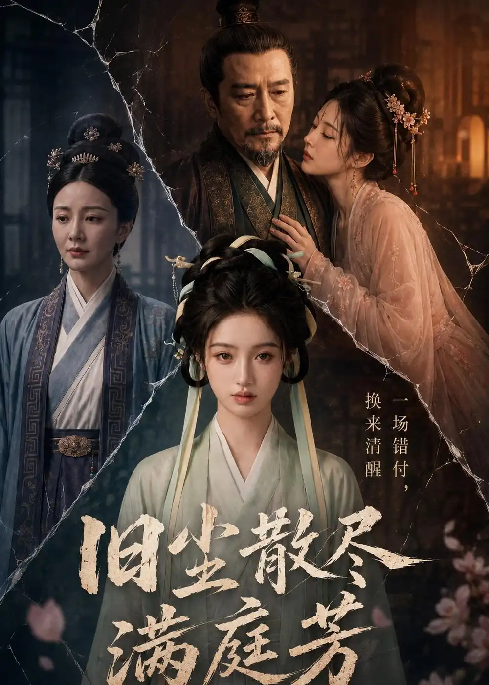 《旧尘散尽满庭芳（49集）AI短剧（夸克网盘）》短剧封面
