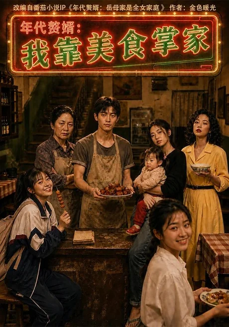 《年代赘婿：我靠美食掌家（100集）（夸克网盘）》短剧封面