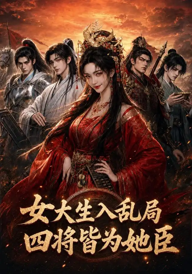 《女大生入乱局,四将皆为她臣(80集)(夸克网盘)》短剧封面