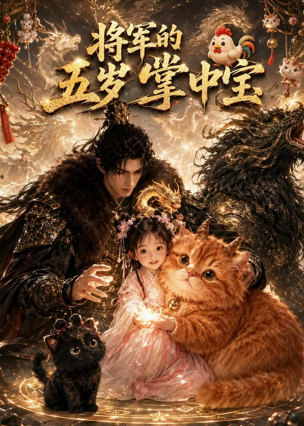 《将军的五岁掌中宝（57集）（夸克网盘）》短剧封面