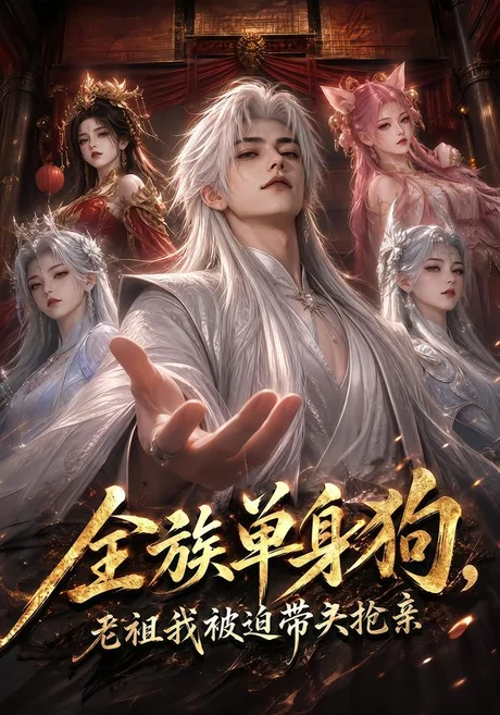 《全族单身狗，老祖我被迫带头抢亲（79集）（夸克网盘）》短剧封面