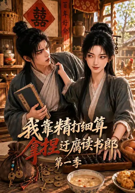 《我靠精打细算，拿捏迂腐读书郎第一季（110集）（夸克网盘）》短剧封面