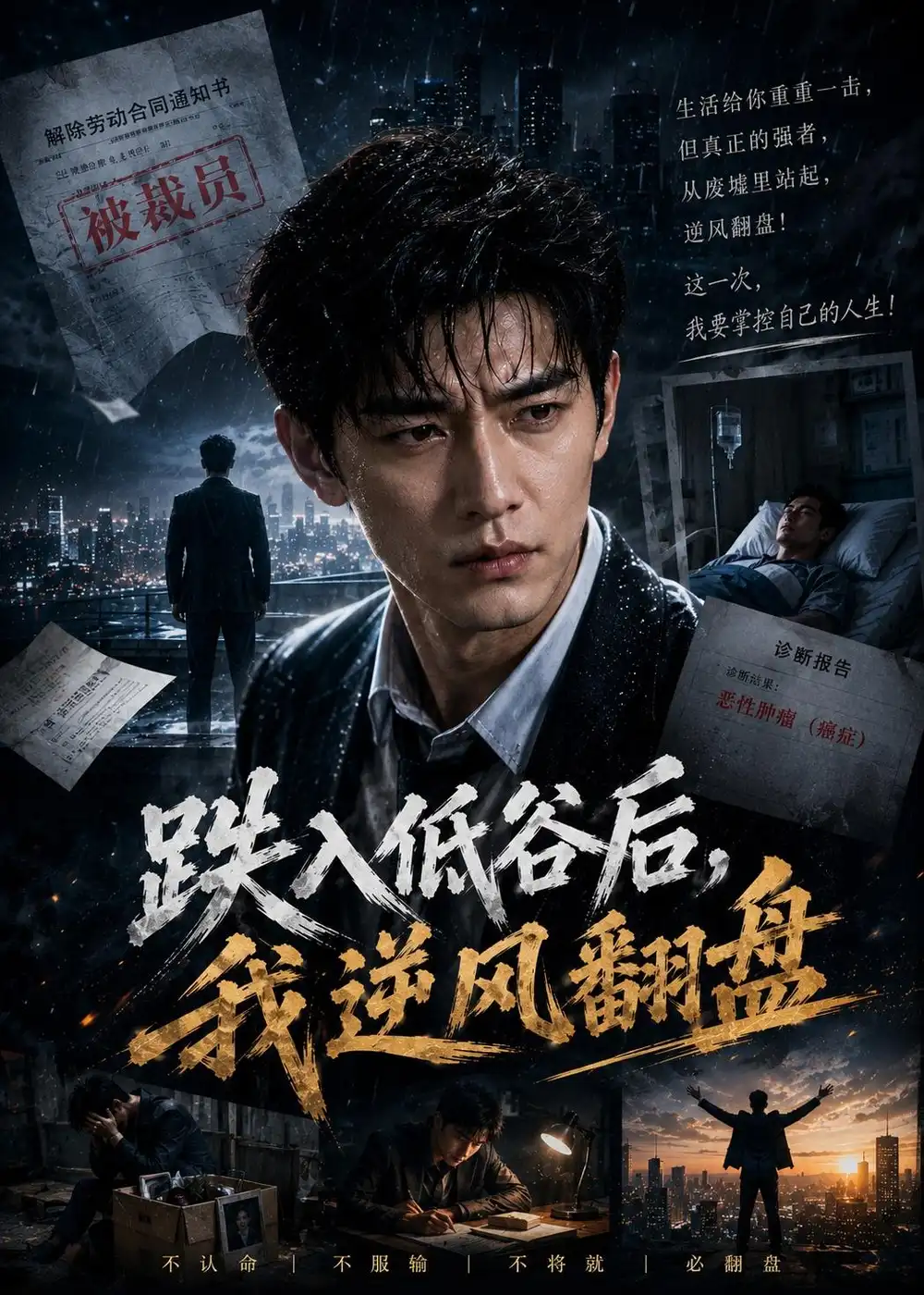 《跌入低谷后，我逆风翻盘（30集）AI短剧》短剧封面