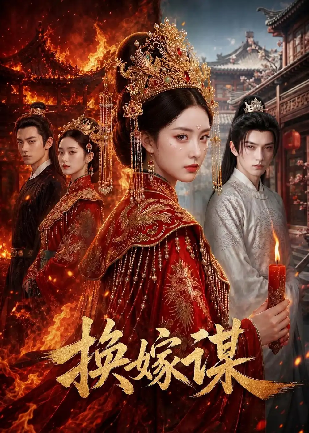 《换嫁谋(76集)(夸克网盘)》短剧封面