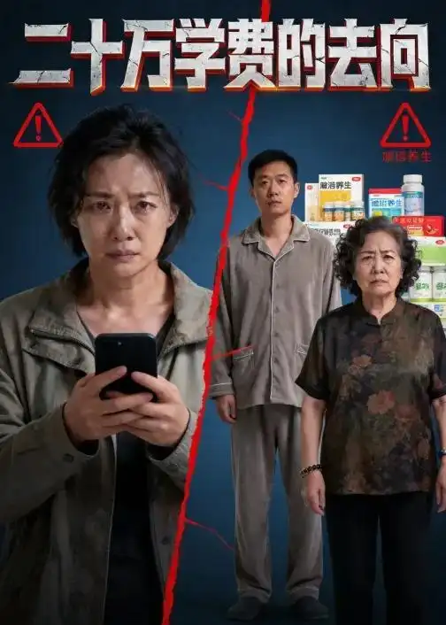《二十万学费的去向（35集）Ai短剧（夸克网盘）》短剧封面