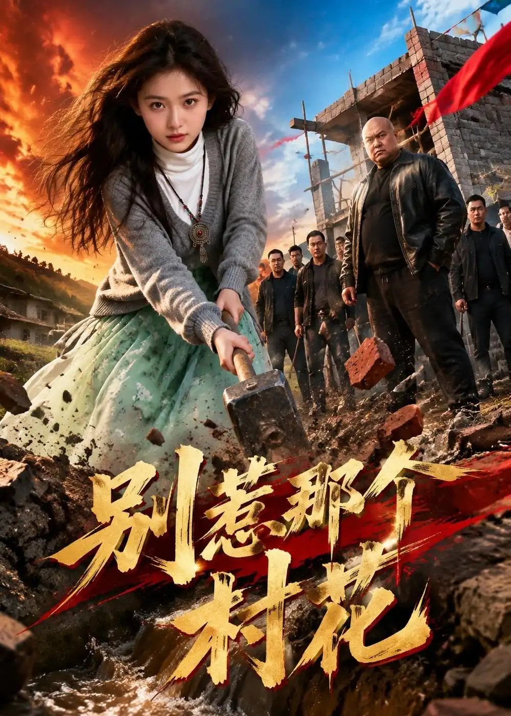 《别惹那个村花(40集)AI短剧 (2026)》短剧封面