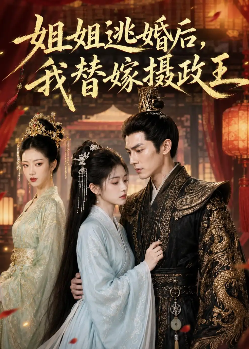 《姐姐逃婚后,我替嫁摄政王(54集)(夸克网盘)》短剧封面