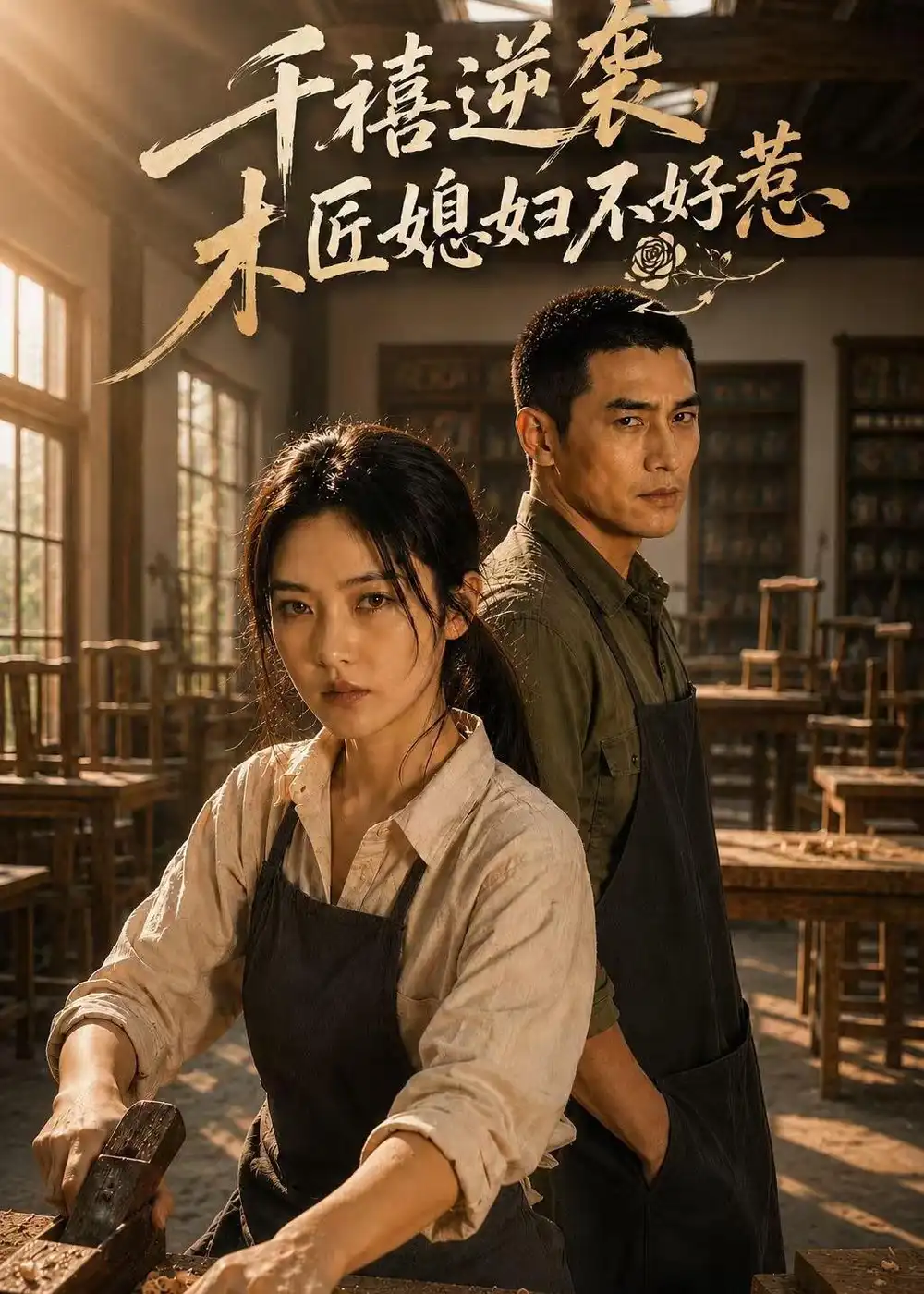 《千禧逆袭，木匠媳妇不好惹（50集）AI短剧 (2026)》短剧封面