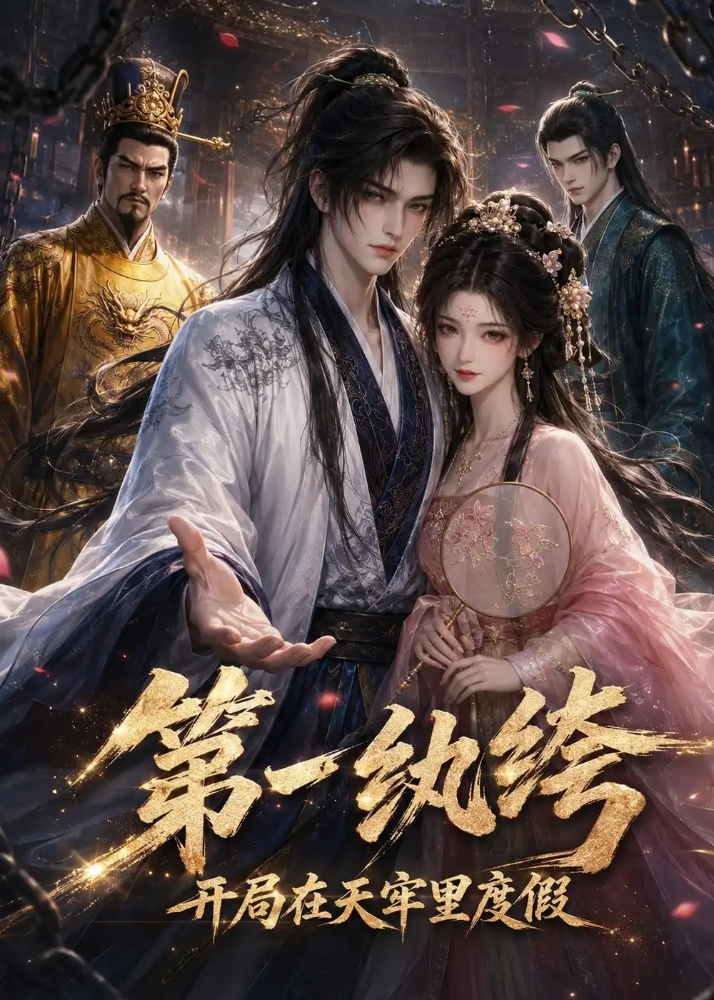 《第一纨绔：开局在天牢里度假（44集）AI短剧 (2026)》短剧封面
