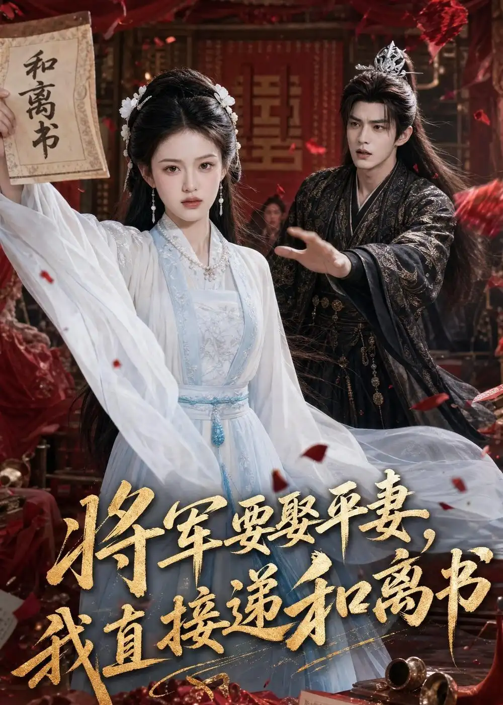 将军要娶平妻，我直接递和离书（71集）AI短剧（夸克网盘）封面
