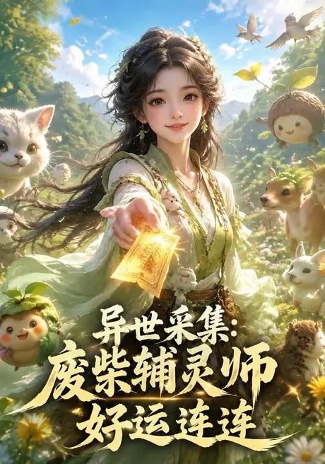 《异世采集：废柴辅灵师好运连连（114集）Ai短剧（百度网盘）》短剧封面