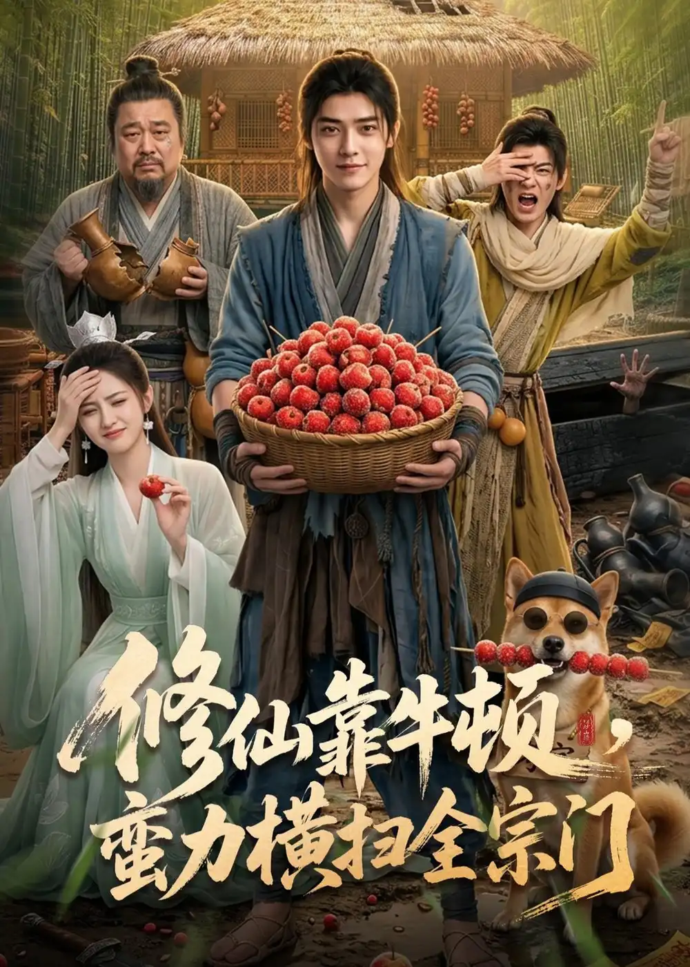 《修仙靠牛顿，蛮力横扫全宗门（61集）AI短剧 (2026)》短剧封面