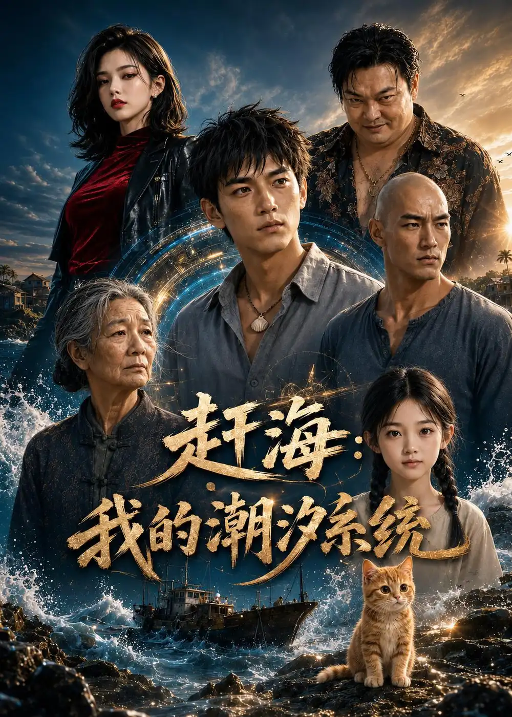 《赶海：我的潮汐系统（191集）（夸克网盘）》短剧封面