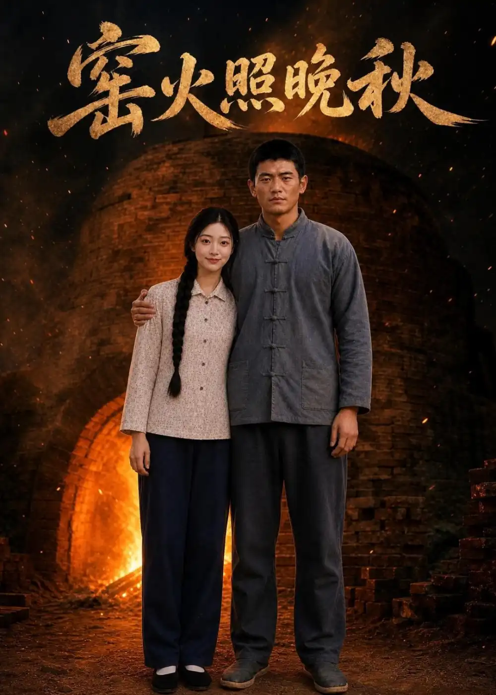 《窑火照晚秋（49集）AI短剧 (2026)》短剧封面