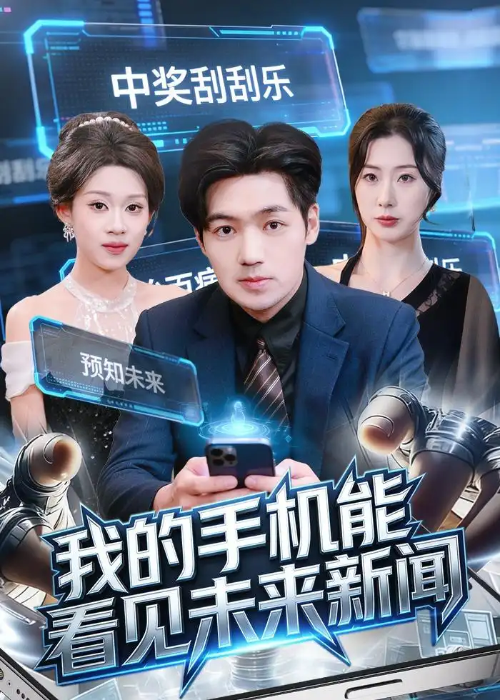 《我的手机能看见未来新闻(80集)刘洋&任柏玉(夸克网盘)》短剧封面