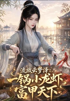 《流放云梦泽：一锅小龙虾富甲天下（58集）（夸克网盘）》短剧封面