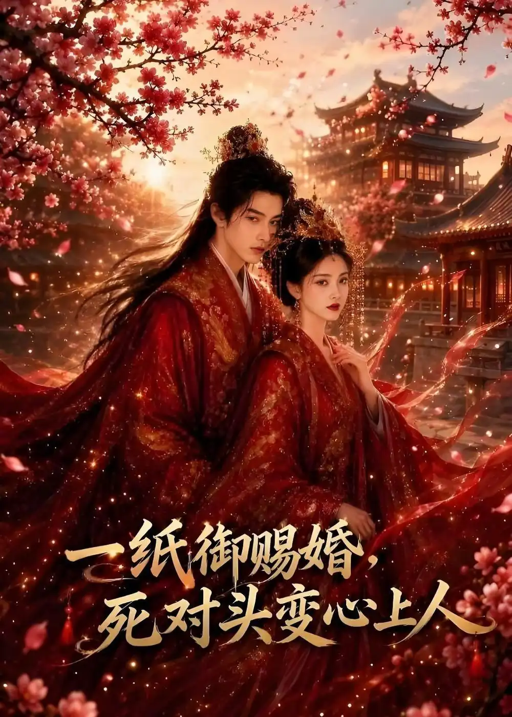 《一纸御赐婚，死对头变心上人（43集）（夸克网盘）》短剧封面